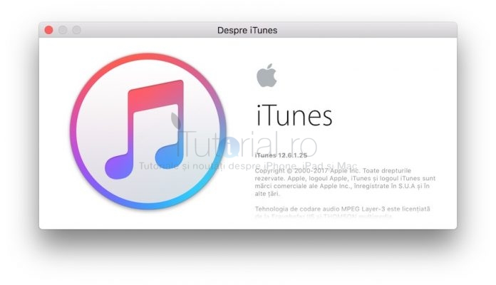 itunes 12.6.1