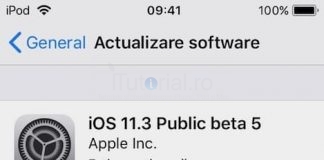 iOS 11.3 public beta 5 a fost lansat pentru iPhone și iPad