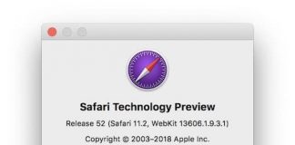 Apple a lansat Previzualizare Tehnologie Safari 52
