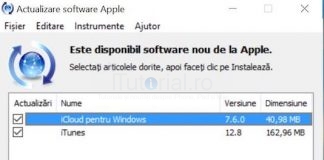 iCloud pentru Windows 7.6 a fost lansat de Apple