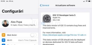 iOS 12 beta 5 a fost lansat pentru iPhone, iPad și iPod touch. Iată tot ce aduce nou (articol actualizat X31)