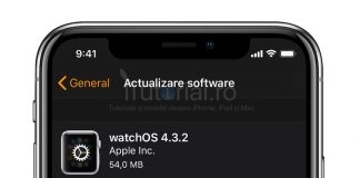 watchOS 4.3.2 a fost lansat pentru Apple Watch