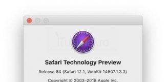 Apple a lansat Previzualizare Tehnologie Safari 64