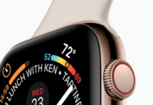 Apple Watch Series 4 apare într-o primă imagine oficială