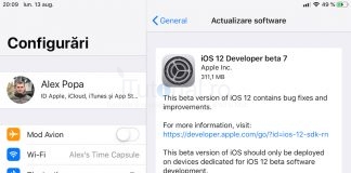 iOS 12 beta 7 a fost lansat pentru iPhone, iPad și iPod touch (A: nu mai este disponibil). Iată tot ce aduce nou (X16)
