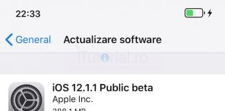 iOS 12.1.1 public beta 1 a fost lansat pentru iPhone și iPad ios 12.1.1