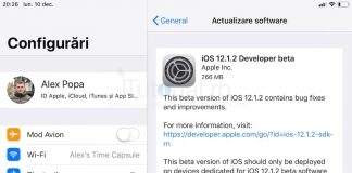 iOS 12.1.2 beta 1 a fost lansat pentru iPhone, iPad și iPod touch ios 12.1.2 beta 1