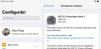 iOS 12.3 beta 2 a fost lansat pentru iPhone, iPad și iPod touch ios 12.3 beta 2