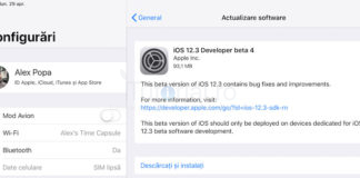 iOS 12.3 beta 4 a fost lansat pentru iPhone, iPad și iPod touch ios 12.3 beta 4
