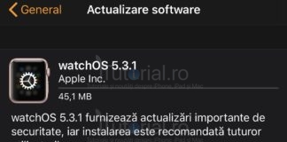 watchOS 5.3.1 a fost lansat pentru Apple Watch watchos 5.3.1