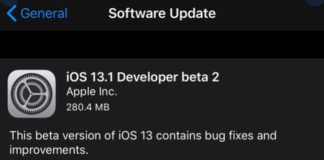 Apple a lansat iOS 13.1 beta 2 și iPadOS 13.1 beta 2 pentru iPhone și iPad