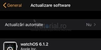 watchOS 6.1.2 a fost lansat pentru Apple Watch