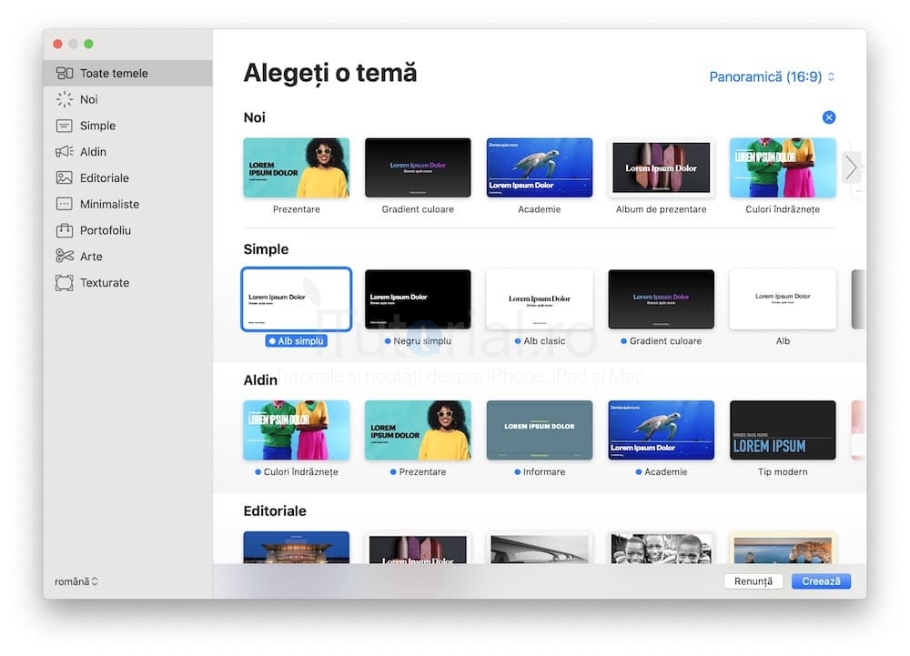 Apple a lansat versiunile 10.0 ale aplicațiilor Keynote, Pages și Numbers pentru Mac. Iată toate noutățile aduse keynote 10