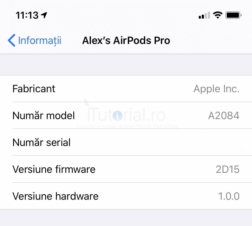 Apple a lansat o actualizare de firmware pentru AirPods Pro actualizare airpods pro