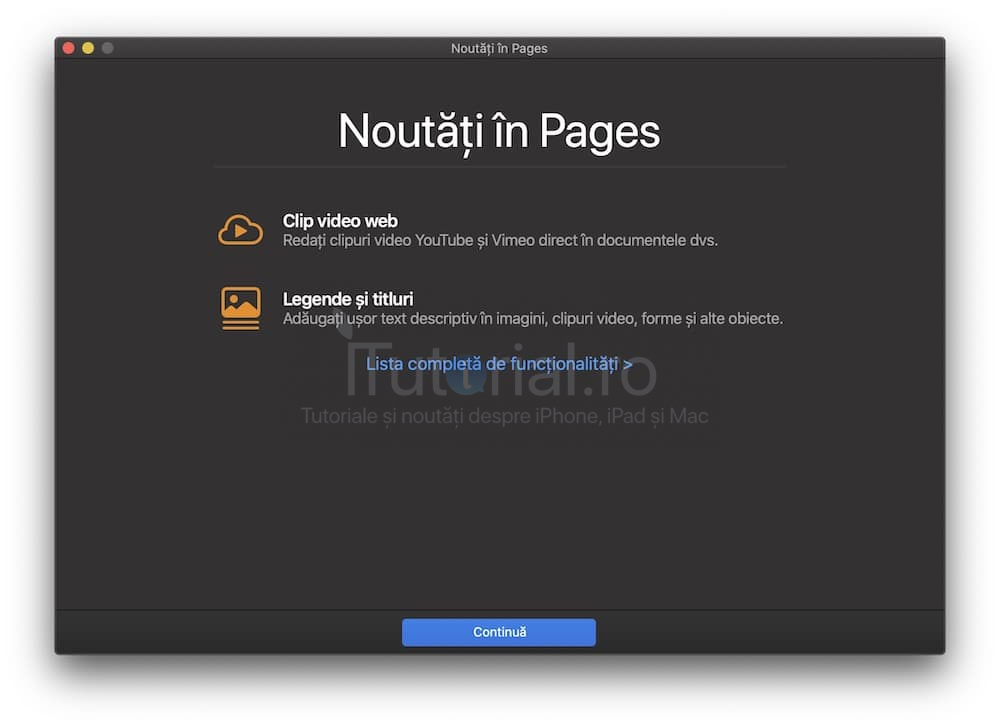 Aplicațiile suitei Apple iWork pentru Mac au fost actualizate. Iată noutățile ibooks author pages mac