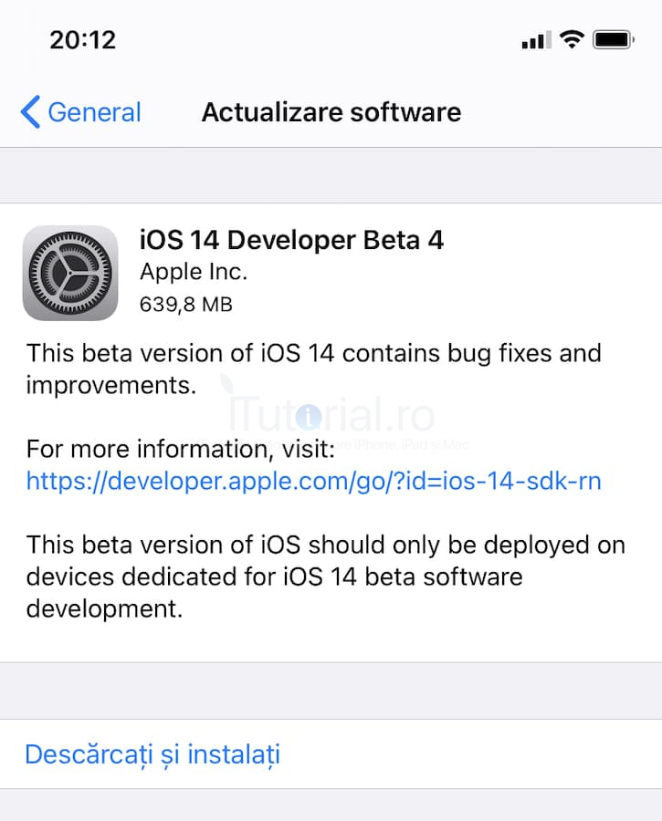iOS 14 beta 4 și iPadOS 14 beta 4 au fost lansate pentru iPhone și iPad. Iată tot ce aduc nou (x23) ios 14 beta 4