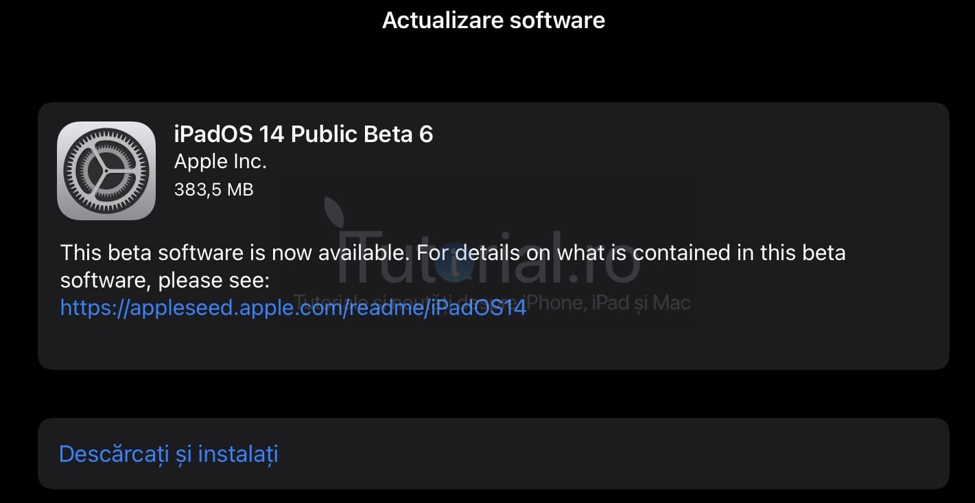iOS 14 public beta 6 și iPadOS 14 public beta 6 au fost lansate pentru iPhone, iPod touch și iPad ios 14 public beta 6