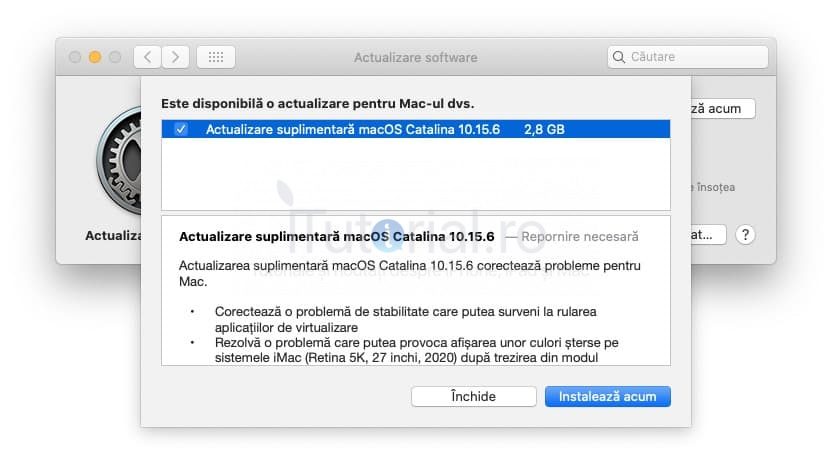 Apple a lansat Actualizare suplimentara macOS 10.15.6. Iată ce probleme rezolvă actualizare suplimentara macos 10.15.6