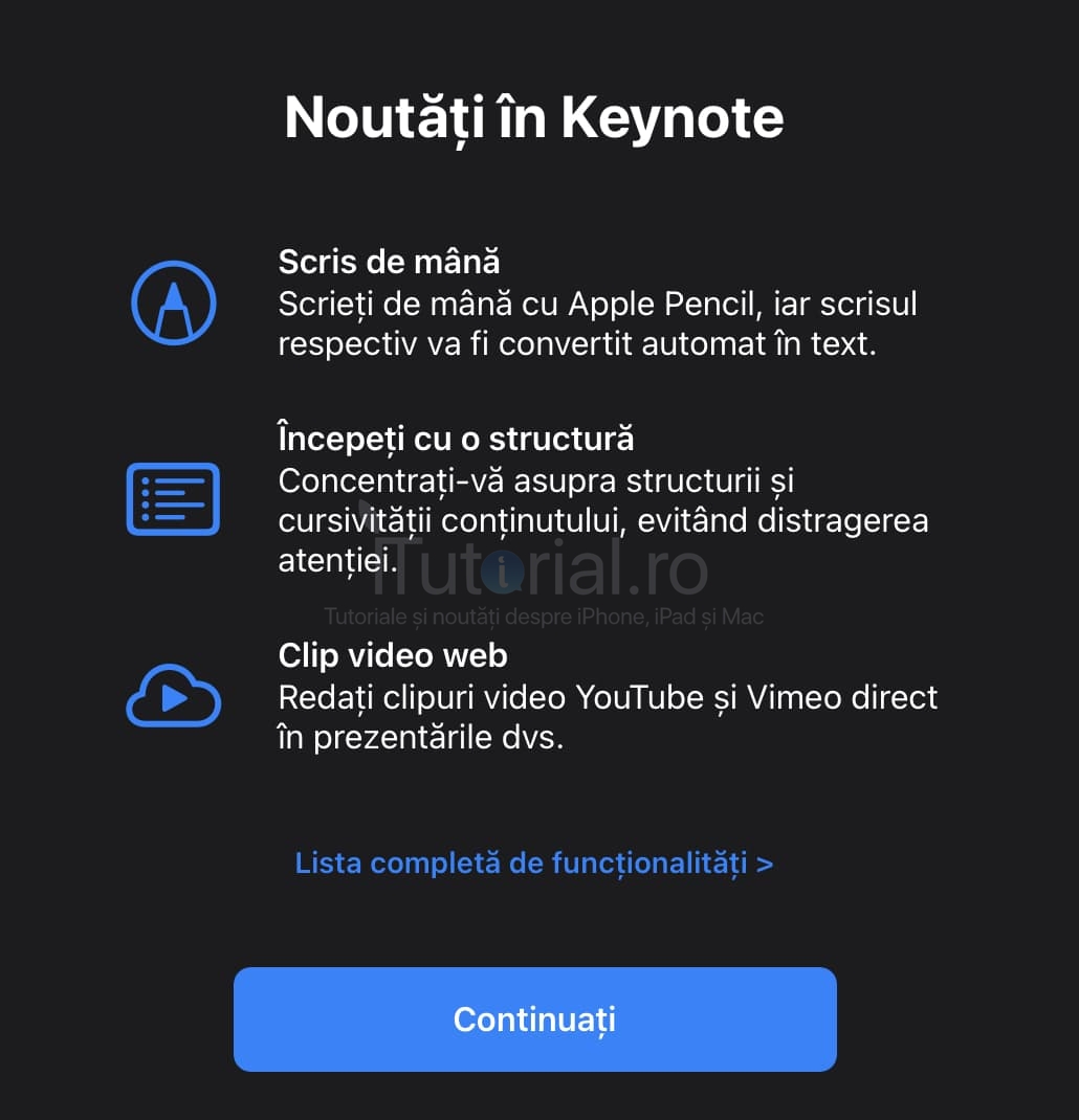Apple a actualizat aplicațiile Pages, Numbers și Keynote pentru iOS 14 și iPadOS 14. Iată toate noutățile keynote ios 14