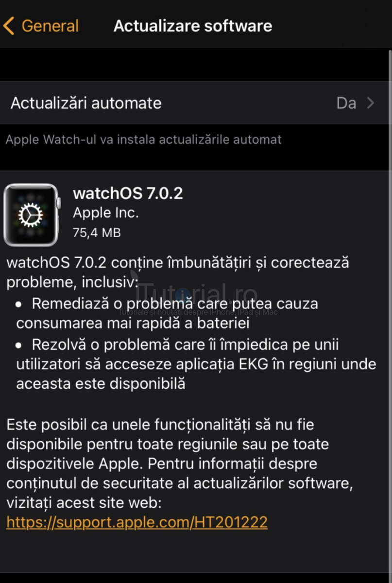 watchOS 7.0.2 a fost lansat pentru Apple Watch. Iată noutățile watchOS 7.0.2
