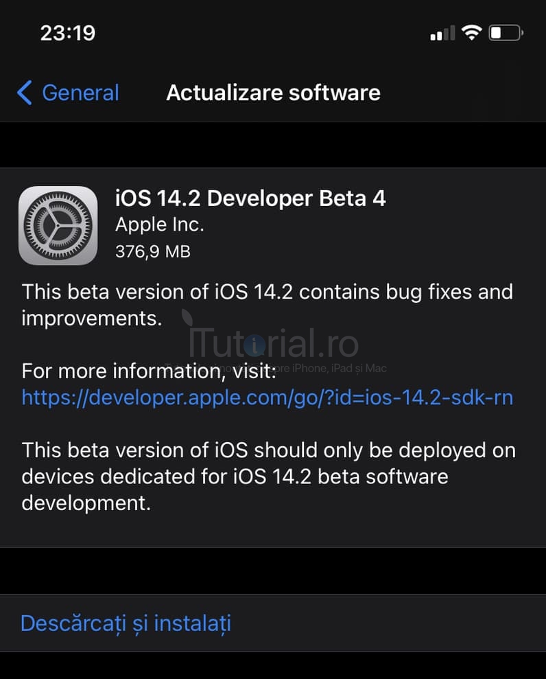 iOS 14.2 beta 4 și iPadOS 14.2 beta 4 au fost lansate pentru dezvoltatori ios 14.2 beta 4