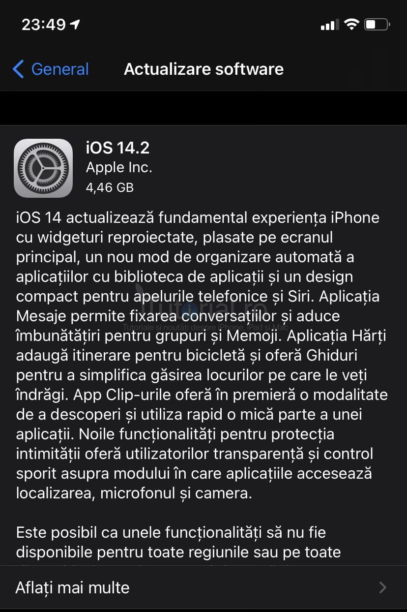 iOS / iPadOS 14.3 public beta 1 au fost lansate pentru iPhone și iPad. Iată ce noutăți aduc ios 14.3 beta 1