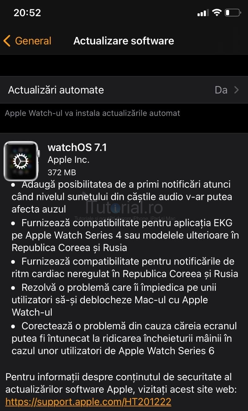 watchOS 7.1 a fost lansat pentru Apple Watch. Iată noutățile watchos 7.1