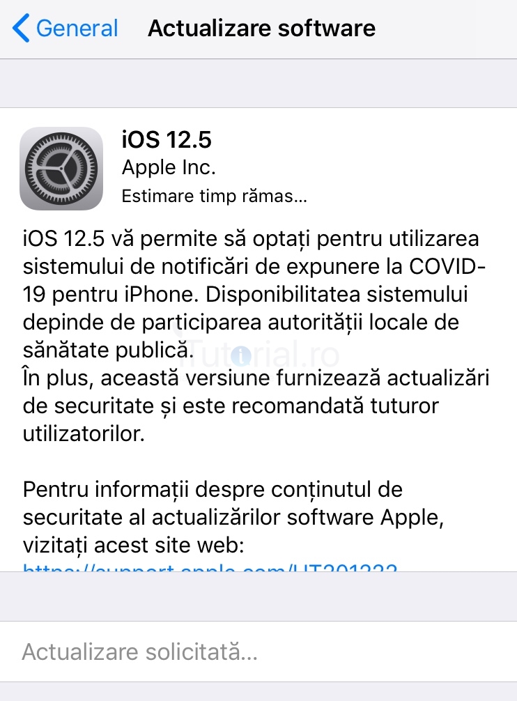 Apple a lansat iOS 12.5, watchOS 6.3 și Actualizari de Securitate pentru macOS Catalina și Mojave ios 12.5