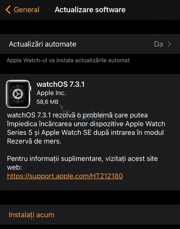 watchOS 7.3.1 a fost lansat pentru Apple Watch 5 și SE. Iată noutățile watchos 7.3.1 apple watch