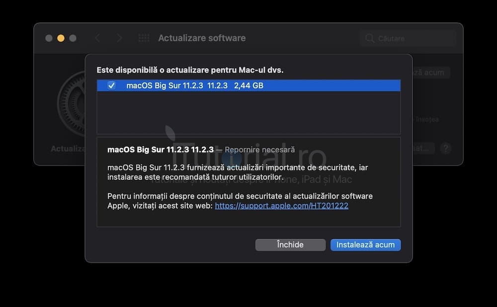 macOS 11.2.3 Big Sur a fost lansat pentru toți utilizatorii de Mac macos 11.2.3