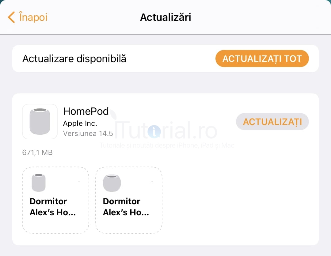 Apple a lansat actualizarea 14.5 pentru HomePod homepod 14.5
