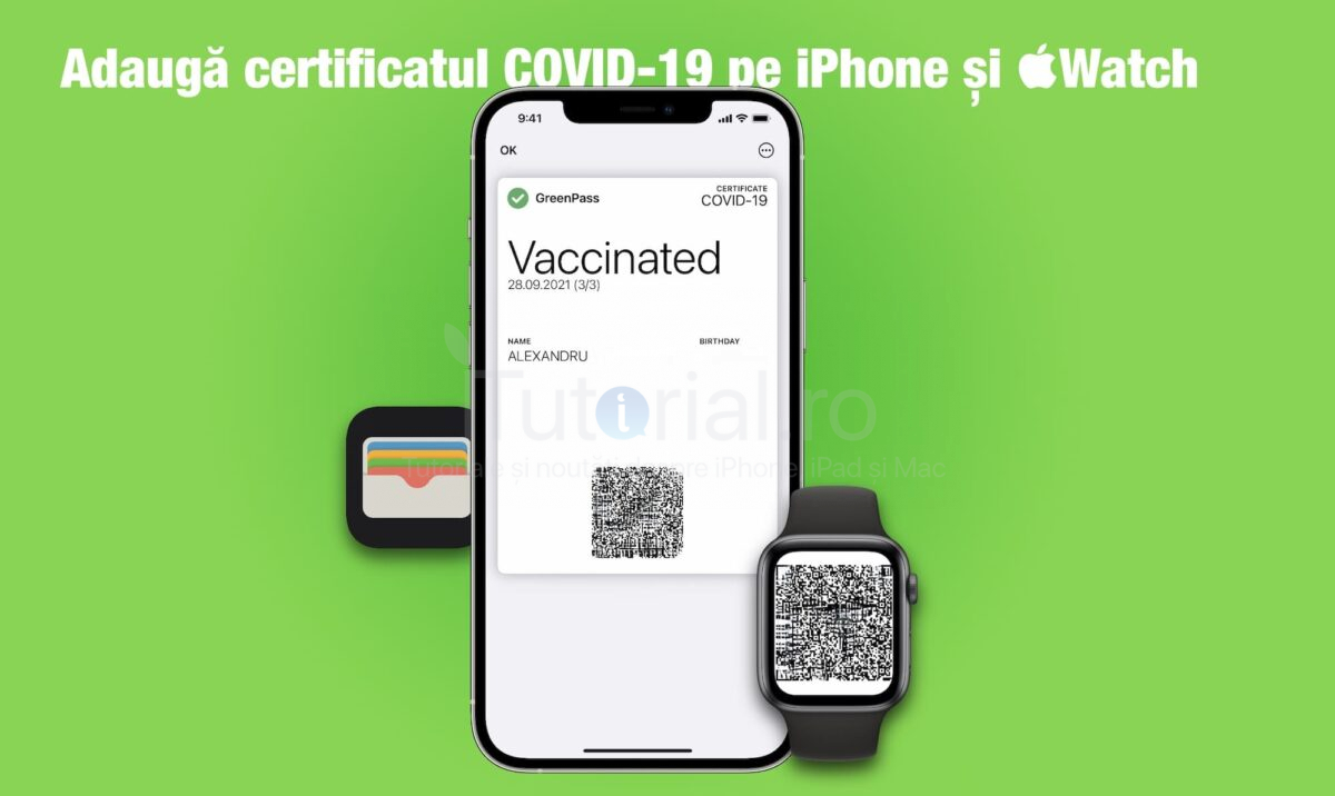 Cum să adaugi certificatul digital COVID-19 în Portofel pe iPhone și Apple Watch – Tutorial