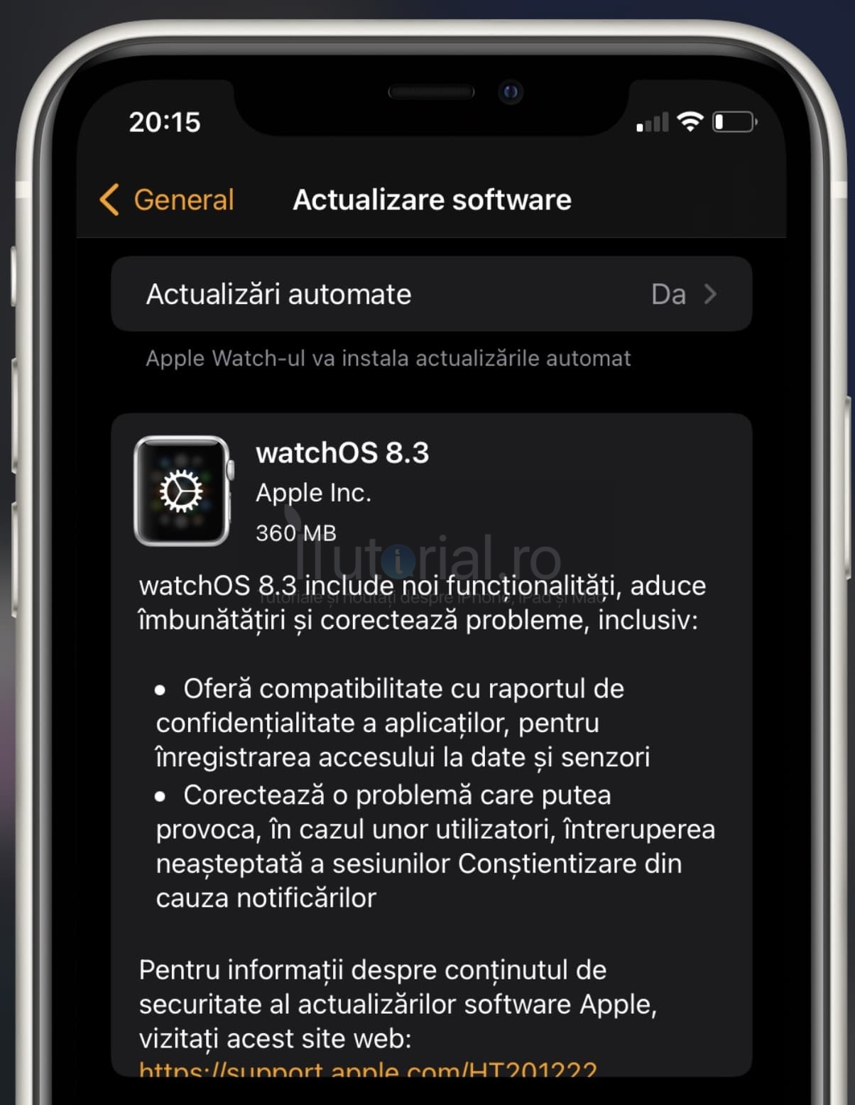watchOS 8.3 a fost lansat pentru Apple Watch watchos 8.3