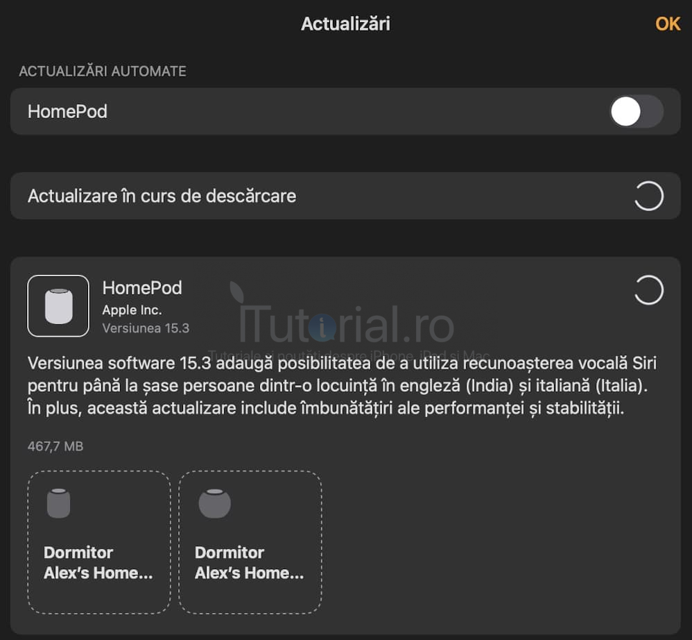 Apple a lansat actualizarea 15.3 pentru HomePod cu câteva noutăți homepod 15.3
