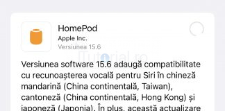 Apple a lansat actualizarea 15.6 pentru HomePod cu câteva noutăți homepod 15.6