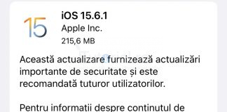 iOS 15.6.1 și iPadOS 15.6.1 au fost lansate pentru iPhone și iPad ios 15.6.1