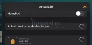 Apple a lansat actualizarea 16.1 pentru HomePod HomePod 16.1