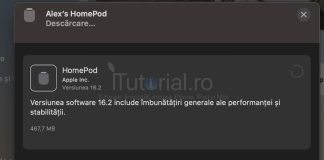 Apple a lansat actualizarea 16.2 pentru HomePod homepod 16.2
