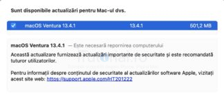 macOS 13.4.1 Ventura a fost lansat. Iată noutățile macOS 13.4.1.