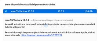 macOS 13.5.2 Ventura a fost lansat. Iată noutățile macOS 13.5.2
