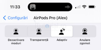 Apple a lansat actualizări firmware importante pentru AirPods, AirPods Pro și AirPods Max audio adaptiv AirPods Pro 2