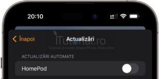Apple a lansat actualizarea 17.2 pentru HomePod HomePod 17.2