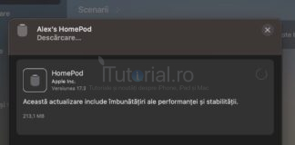 Apple a lansat actualizarea 17.3 pentru HomePod HomePod 17.3