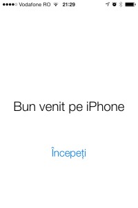 Bun venit pe iPhone iOS 7