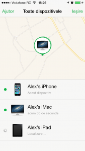 Find My iPhone Toate dispozitivele 3.0